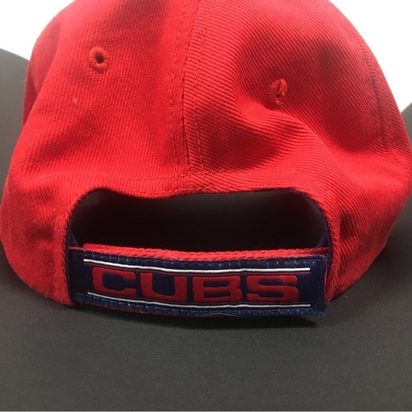 VTG MLB Chicago Cubs Baseball Cap Cubbies Red Blue White Hat​​​ - Picture 4 of 5